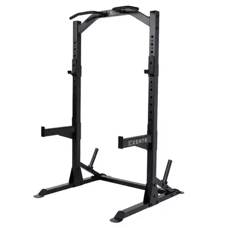 Centr half rack squat rack met pull up bar