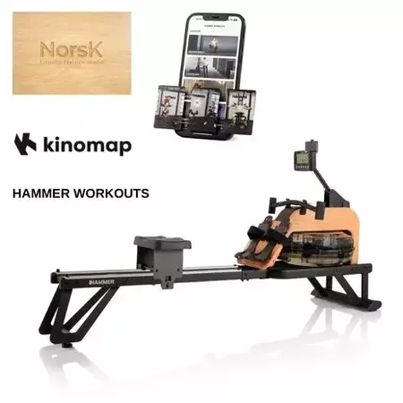 Hammer fitness rowflow 50 norsk roeitrainer