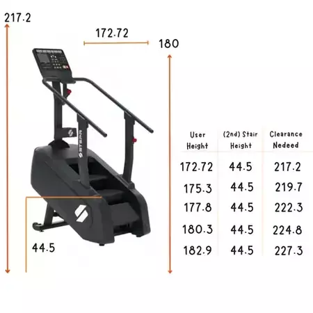 Stepr go stair climber led scherm 9