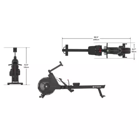 Stepr performance rower xl vpr lcd scherm 1