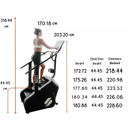 Stepr stair climber classic led compact voor thuis 8