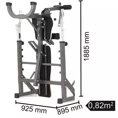 Toorx fitness wbx 90 halterbank 5